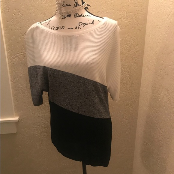 White House Black Market Tops - WHBM Asymmetrical Shirt Size S/M